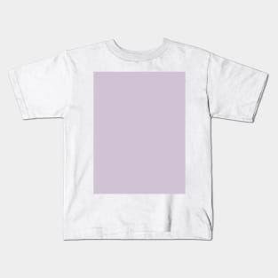 preppy girly chic solid color pastel purple  lilac Kids T-Shirt